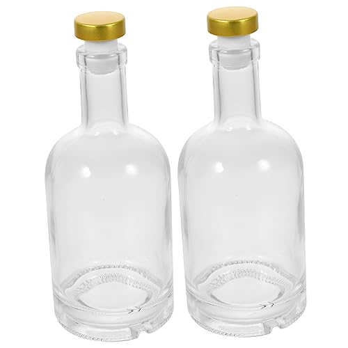 TOPBATHY Robuste Verdickte Whiskyflasche 375 Ml Wodka-glasflasche Schraubboden Zufällige Farbe TOPBATHY Robuste Verdickte Whiskyflasche 375 Ml Wodka-glasflasche Schraubboden Zufällige Farbe von TOPBATHY