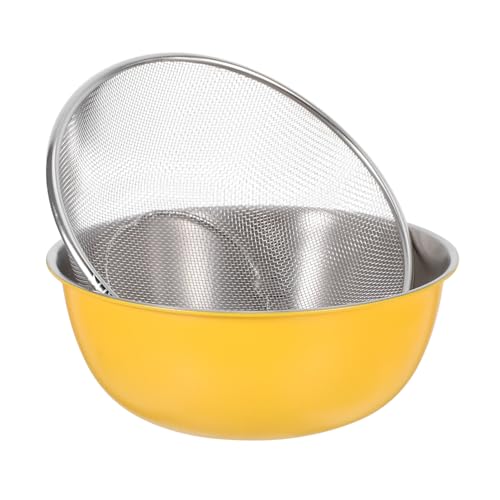 TOPBATHY 2Stücke Abtropfkorb Mikroperforiertes Sieb für Gemüse Obst und zum Abtropfen und Waschen der Küche Langlebig und Leicht zu Reinigen TOPBATHY 2Stücke Abtropfkorb Mikroperforiertes Sieb für Gemüse Obst und zum Abtropfen und Waschen der Küche Langlebig und Leicht zu Reinigen von TOPBATHY