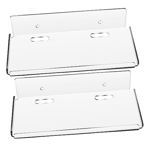 TOPBATHY 2Stücke Selbstklebende Schwebende Wandregale Bohren Transparente Regale Für Vielseitige Aufbewahrung Im Wohnzimmer Schlafzimmer Und Büro TOPBATHY 2Stücke Selbstklebende Schwebende Wandregale Bohren Transparente Regale Für Vielseitige Aufbewahrung Im Wohnzimmer Schlafzimmer Und Büro von TOPBATHY