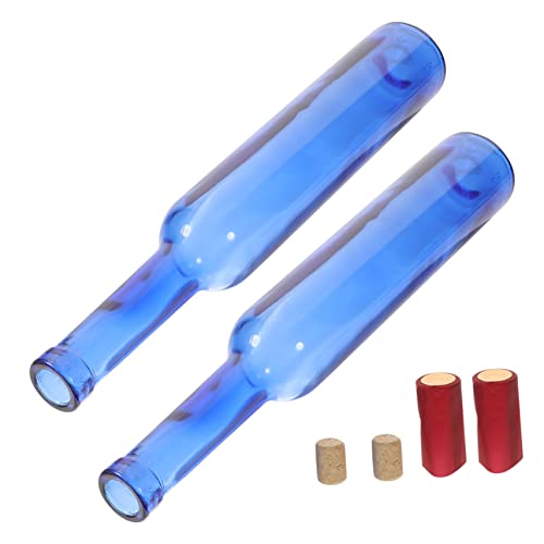 TOPBATHY 2er-Set Weinflaschen Aus Glas Leere Weinflaschen Für Getränke Dekorative Schnapsflaschen Heimbar- Bierflaschen-Alternative TOPBATHY 2er-Set Weinflaschen Aus Glas Leere Weinflaschen Für Getränke Dekorative Schnapsflaschen Heimbar- Bierflaschen-Alternative von TOPBATHY