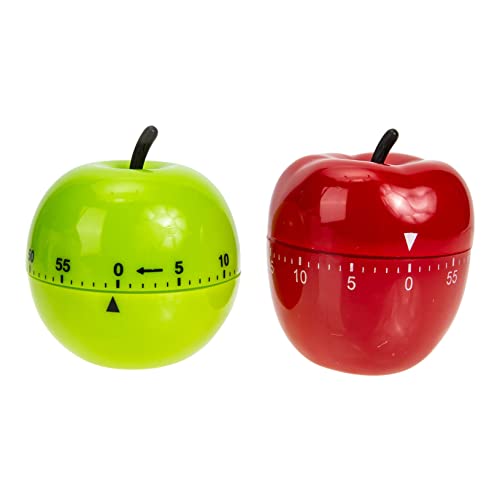 TOPBATHY Küchen Timer 2st Küchenuhr Küchenhandwerk Countdown-Timer Backzeiterinnerung Haushaltsmechanische Zeitschaltuhr Künstliche Früchte Äpfel Eieruhr Für -Timer Rot Büro Anzahl Plastik Obst TOPBATHY Küchen Timer 2st Küchenuhr Küchenhandwerk Countdown-Timer Backzeiterinnerung Haushaltsmechanische Zeitschaltuhr Künstliche Früchte Äpfel Eieruhr Für -Timer Rot Büro Anzahl Plastik Obst von TOPBATHY