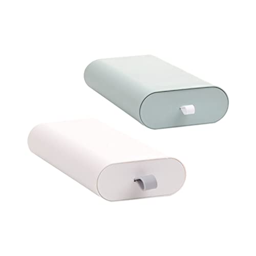 TOPBATHY 2st Schublade Aufbewahrungsbox Aufsteckbare Schreibtischschublade Geheimschublade Aufkleben Unter Schubladenorganisator Aus Bambus Desktop-organizer Pp Nagel Büro von TOPBATHY