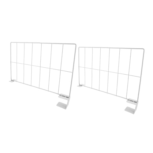 TOPBATHY 2stücke Regalteiler Aus Draht Für Schrankorganisation Und Lagerung Trennwand Für Waschküchenregale Und Lagerregale Ablage Für Kleidung Und Handtasche TOPBATHY 2stücke Regalteiler Aus Draht Für Schrankorganisation Und Lagerung Trennwand Für Waschküchenregale Und Lagerregale Ablage Für Kleidung Und Handtasche von TOPBATHY