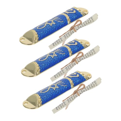 TOPBATHY 3sätze Religiöse Hebräischer Schriftrolle Außendekoration Für Veranda Ornament Jüdisches Türsymbol Metalldekoration Für Außenbereich Hebräische TOPBATHY 3sätze Religiöse Hebräischer Schriftrolle Außendekoration Für Veranda Ornament Jüdisches Türsymbol Metalldekoration Für Außenbereich Hebräische von TOPBATHY