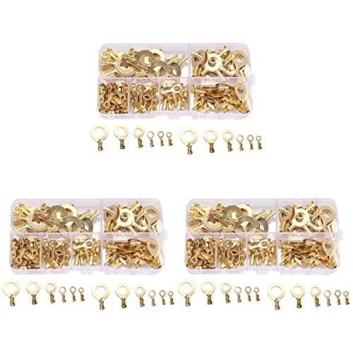 TOPBATHY 3 Sätze Kaltgepresste Terminalverbinder Set Isolierte Crimpverbinder Gold Mm² Mit Transparenter Aufbewahrungsbox Für Elektroinstallationen Und Kabelverbindungen 150 Stück * 3 TOPBATHY 3 Sätze Kaltgepresste Terminalverbinder Set Isolierte Crimpverbinder Gold Mm² Mit Transparenter Aufbewahrungsbox Für Elektroinstallationen Und Kabelverbindungen 150 Stück * 3 von TOPBATHY
