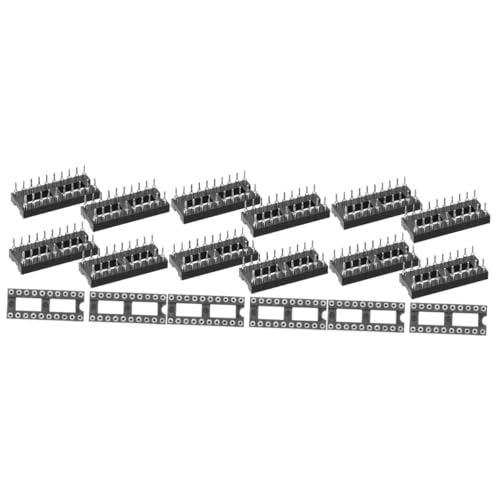 TOPBATHY 3 Sätze Teiliges Ic Sockelset Für Polige Integrierte Schaltungen Doppelte Reihe Präzise Verarbeitung Für Elektronikprojekte Computer 6 Stück * 3 von TOPBATHY