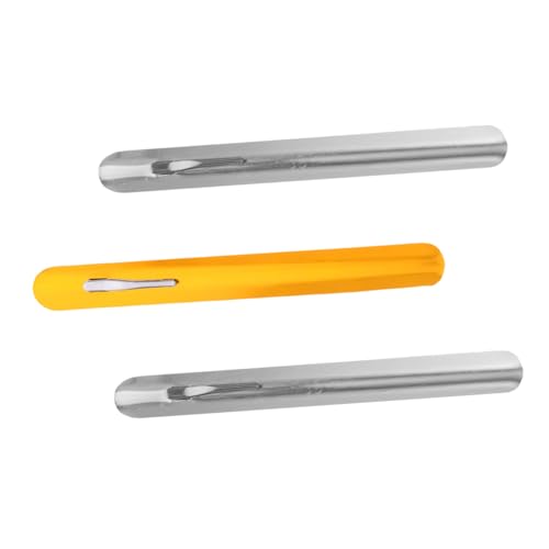 TOPBATHY 3 Stück Desktop -Chipreiniger handgeführte Krümelkehrmaschine Brotkrumenreiniger Mini-Tischreiniger Gegenkrümelschaber Tischkrümel Kellner-Krümelschaber Tischfeger Rostfreier Stahl TOPBATHY 3 Stück Desktop -Chipreiniger handgeführte Krümelkehrmaschine Brotkrumenreiniger Mini-Tischreiniger Gegenkrümelschaber Tischkrümel Kellner-Krümelschaber Tischfeger Rostfreier Stahl von TOPBATHY