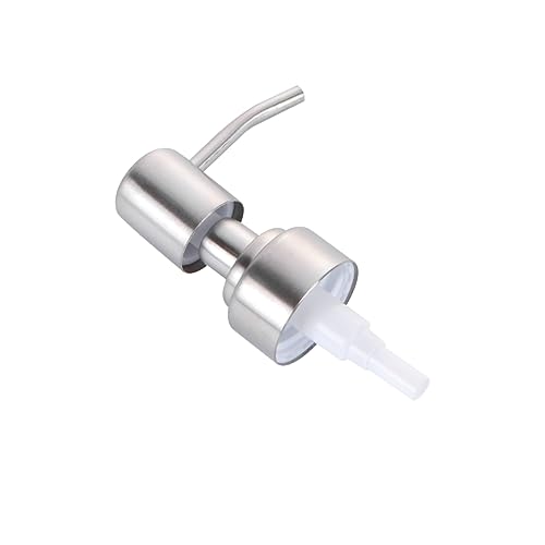 TOPBATHY 3stücke Teiliges Retro Pumpenkopf Für Seifenspender Und Lotion Badezimmer Zubehör Für Küche Bad Und Waschküche Hochwertiger Edelstahl Einfacher Austausch Und Einfache von TOPBATHY