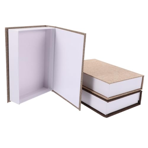TOPBATHY 3 Stück Gefälschte Buch Dekoration Kunstbücher Zur Dekoration Leinen Bücherboxen 22x15x4,5cm Für Couchtisch Wohnzimmer Büro TOPBATHY 3 Stück Gefälschte Buch Dekoration Kunstbücher Zur Dekoration Leinen Bücherboxen 22x15x4,5cm Für Couchtisch Wohnzimmer Büro von TOPBATHY