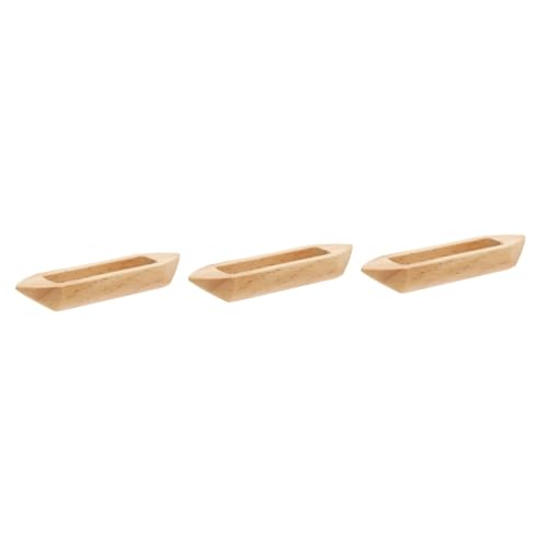 TOPBATHY 3 Stück Kanu-Modell kleines Segelboot Schlauchbootpumpe nautische Wandkunst Holzboot Modell Rustikale Holz Dekoration Natürliches Holzbootmodell Kreative Holzbootdekoration Khaki TOPBATHY 3 Stück Kanu-Modell kleines Segelboot Schlauchbootpumpe nautische Wandkunst Holzboot Modell Rustikale Holz Dekoration Natürliches Holzbootmodell Kreative Holzbootdekoration Khaki von TOPBATHY