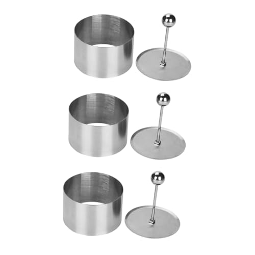 TOPBATHY 3 Stück Sushi Maker Rpind Zylinder Für Sushi Kuchen Sushi Reis Maker Reisform Onigiri Multi Rund Reisbällchen Maker Runde Reis Maker Pfanne Reisbällchen Dosen von TOPBATHY