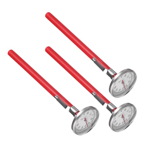 TOPBATHY 3 Stück Teiliges Auto Thermometer Mechanisch für Klimaanlage Kleines Portables Fahrzeug Innenraum Thermometer mit Klarer Anzeige Langlebigem Edelstahl und Präziser von TOPBATHY