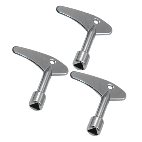 TOPBATHY 3 Stück Teiliges Dreieck Wasserzähler Werkzeugset aus Metall Robustes Entriegelungswerkzeug für Wasserzähler Ventile und Aufzug Leichtes Kompaktes und Langlebiges TOPBATHY 3 Stück Teiliges Dreieck Wasserzähler Werkzeugset aus Metall Robustes Entriegelungswerkzeug für Wasserzähler Ventile und Aufzug Leichtes Kompaktes und Langlebiges von TOPBATHY