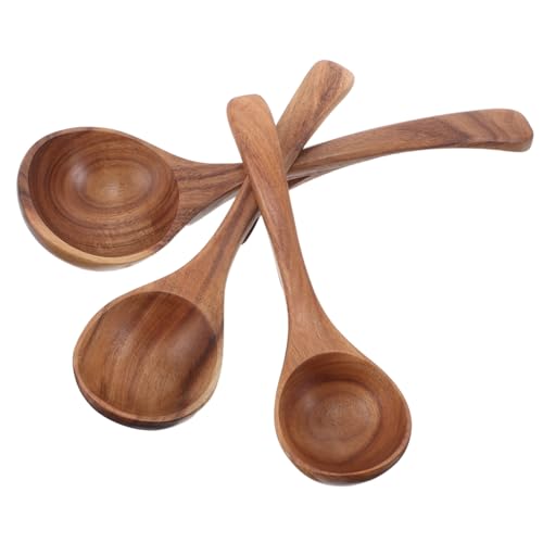 TOPBATHY 3 Stück Teiliges Holzlöffel Set mit Langem Stiel und Haken Holz Kochlöffel für Suppen Ramen Brei Vielseitig zum Servieren Rühren und Mischen Platzsparend für Zuhause und Outdoor TOPBATHY 3 Stück Teiliges Holzlöffel Set mit Langem Stiel und Haken Holz Kochlöffel für Suppen Ramen Brei Vielseitig zum Servieren Rühren und Mischen Platzsparend für Zuhause und Outdoor von TOPBATHY