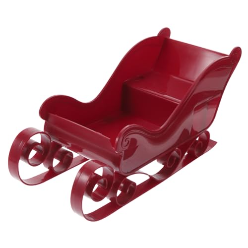 TOPBATHY 3 Stück Weihnachtsdeko Schlitten Ornament Roter Christbaumschmuck für Festliche Stehend für Tisch Küche oder Wohnzimmer TOPBATHY 3 Stück Weihnachtsdeko Schlitten Ornament Roter Christbaumschmuck für Festliche Stehend für Tisch Küche oder Wohnzimmer von TOPBATHY