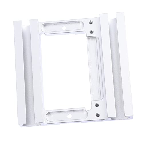 TOPBATHY 3D -Drucker -Schieberegler Aluminium drucken aufgewertet Extrusion Plus doppelt Block Silber von TOPBATHY