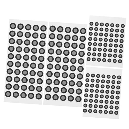 TOPBATHY 4 Blätter Scanner Markierungspunkte Reflektierende Tracking Dots für Shining Handheld Scanner Hochpräzise Positionierungsaufkleber für Industrielle Design Bewegungs erfassung von TOPBATHY