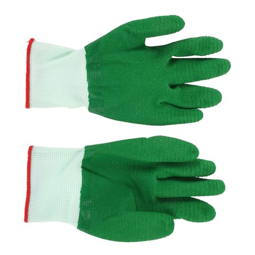 TOPBATHY 4 Paare Arbeitshandschuhe Rutschfest Atmungsaktiv Weich Langlebig für Garten und Industrie Leichte Schutz Handschuhe Flexibel und Robust von TOPBATHY