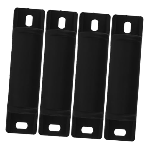 TOPBATHY 4 Stück Gaming-Stuhl Schreibtischstuhl Footreest Sliders Fußruhe Slider Für Schreibtischstuhl Tägliche Verwendung Fußruhe Sliders Bürostuhl Pedal Sliders Stuhlversorgung Pp Black von TOPBATHY