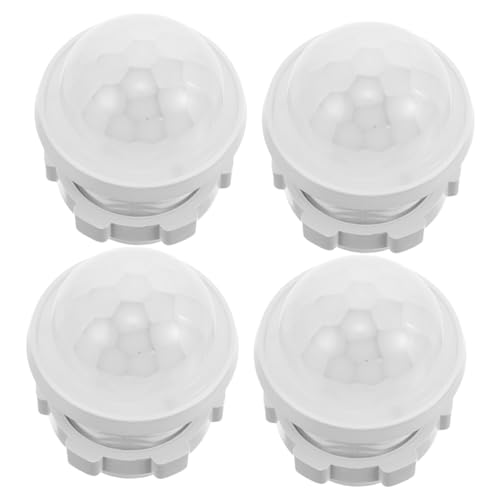 TOPBATHY 4 Stück Menschlicher Körpersensor Abdeckung Plastikhülle für Bewegungsmelder für und Bürosysteme Einfache Installation Tragbares Design Kompatibel mit Verschiedenen von TOPBATHY