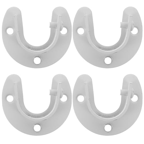 TOPBATHY 4 Stück Teiliges Edelstahl U-förmiges Duschstangenhalter Rostfreie Gardinenstangenhalter für Rohrdurchmesser Vielseitige Kleiderschrank Badezimmer Befestigung Schnelle Wandmontage TOPBATHY 4 Stück Teiliges Edelstahl U-förmiges Duschstangenhalter Rostfreie Gardinenstangenhalter für Rohrdurchmesser Vielseitige Kleiderschrank Badezimmer Befestigung Schnelle Wandmontage von TOPBATHY