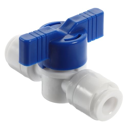 TOPBATHY 4 Stück Teiliges Pe kunststoff Ventil Kugelhahn Absperrventil für Wasserfilter Rückspülung Kontrolliert Ablassventil für Abwasser und Reinwasser System TOPBATHY 4 Stück Teiliges Pe kunststoff Ventil Kugelhahn Absperrventil für Wasserfilter Rückspülung Kontrolliert Ablassventil für Abwasser und Reinwasser System von TOPBATHY