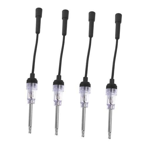 TOPBATHY 4 Stück Teiliges Zündspulenprüfgerät Inline Zündkerzen Tester mit Hoher Empfindlichkeit Benutzerfreundlich Leicht und Tragbar für Auto Rasenmäher und Kleine Motoren zur Schnellen von TOPBATHY