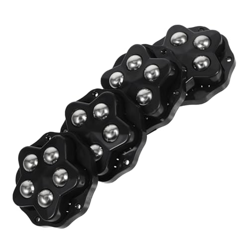 TOPBATHY 4 Stück Teiliges mit Klebefläche Geräuscharm Drehbar Möbelrollen aus Edelstahl und Abs Einfache Montage für Aufbewahrungsboxen und Mülltonnen TOPBATHY 4 Stück Teiliges mit Klebefläche Geräuscharm Drehbar Möbelrollen aus Edelstahl und Abs Einfache Montage für Aufbewahrungsboxen und Mülltonnen von TOPBATHY