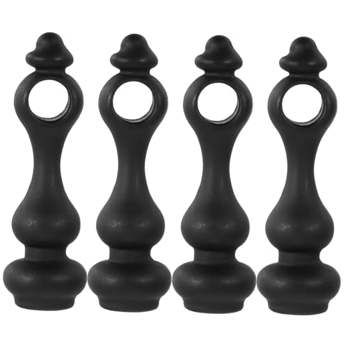TOPBATHY 4 Stück Verbindungselemente für Weinregal und Möbel Metall Geländer Hardware für Inneneinrichtungen Elegante Möbelzubehörteile mit Durchgehendem Design von TOPBATHY