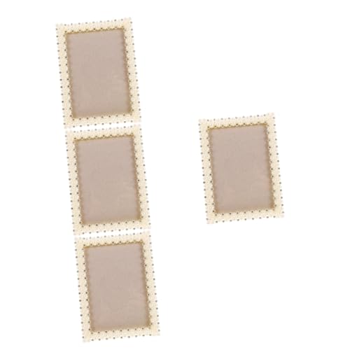 TOPBATHY 4 Stück Weißer Perlen Fotorahmen aus Resin Dekorativer Bilderrahmen mit Europäischem Stil Eleganter Tisch Bilderhalter für Zuhause Langlebiger Fotoaufsteller mit Feiner TOPBATHY 4 Stück Weißer Perlen Fotorahmen aus Resin Dekorativer Bilderrahmen mit Europäischem Stil Eleganter Tisch Bilderhalter für Zuhause Langlebiger Fotoaufsteller mit Feiner von TOPBATHY