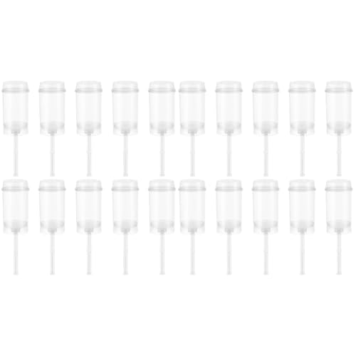 TOPBATHY 40 Stück Push up Cake Pops Behälter Runde Push up Cake Pops Ständer Durchsichtige Kunststoff-Kuchenbehälter mit Deckel Wiederverwendbare für Kuchen Dessert von TOPBATHY