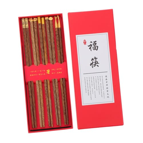TOPBATHY 5 Paar Handgefertigte Holz Essstäbchen Japanisch Chinesisch Stil Reusable Naturholz Essbesteck Mit Geschenkbox Für Sushi Ramen Picknick Camping Reise TOPBATHY 5 Paar Handgefertigte Holz Essstäbchen Japanisch Chinesisch Stil Reusable Naturholz Essbesteck Mit Geschenkbox Für Sushi Ramen Picknick Camping Reise von TOPBATHY