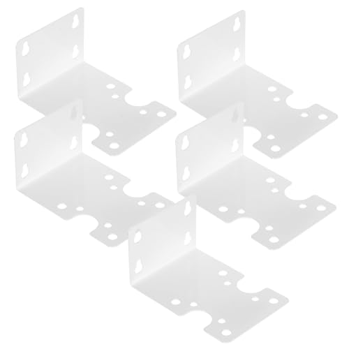 TOPBATHY 5 Stück Robuste Metallhalterung Montage für Effiziente Installation Küche oder Schrank Platzsparendes Design Leicht zu Reinigen von TOPBATHY
