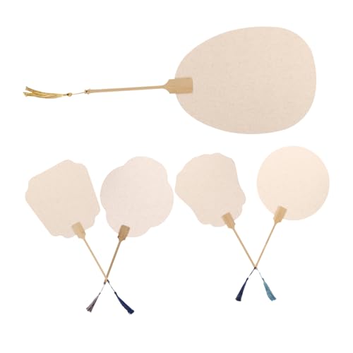 TOPBATHY 5 Stück Teiliges Handbemalter Unbemalter Papierfächer aus Holz und Papier Traditionelle Runde DIY Graffiti Fächer zum Bemalen Langlebige Bastelfächer für Kreative Malprojekte TOPBATHY 5 Stück Teiliges Handbemalter Unbemalter Papierfächer aus Holz und Papier Traditionelle Runde DIY Graffiti Fächer zum Bemalen Langlebige Bastelfächer für Kreative Malprojekte von TOPBATHY