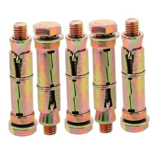 TOPBATHY 5 Stück Teiliges Metall Montageset mit Verzinkten Wandschrauben Schwerlast Expansionsbolzen für Stein Ziegel und Trockenbau Einfache Installation Langlebiger Korrosionsschutz TOPBATHY 5 Stück Teiliges Metall Montageset mit Verzinkten Wandschrauben Schwerlast Expansionsbolzen für Stein Ziegel und Trockenbau Einfache Installation Langlebiger Korrosionsschutz von TOPBATHY