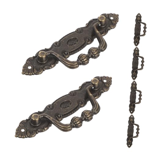 TOPBATHY 5 Stück Teiliges Vintage Antik Schubladengriffe für Möbel Robuste Bauweise Klassisches Europäisches Design für Küchenschränke TOPBATHY 5 Stück Teiliges Vintage Antik Schubladengriffe für Möbel Robuste Bauweise Klassisches Europäisches Design für Küchenschränke von TOPBATHY