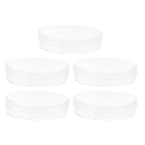 TOPBATHY 5 Stück Teiliges Zellkulturplatten- Transparente Runde Petrischalen für Labor Pflanzenexperimente Hochsichtbar Gleichmäßige Zellverteilung Kompatibel mit Laborausrüstung TOPBATHY 5 Stück Teiliges Zellkulturplatten- Transparente Runde Petrischalen für Labor Pflanzenexperimente Hochsichtbar Gleichmäßige Zellverteilung Kompatibel mit Laborausrüstung von TOPBATHY