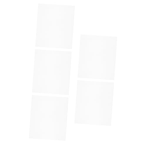 TOPBATHY 5 Stück Transparente Acrylplatten Handgemachte Diy Platten für Kunstprojekte Ersatz für Bilderrahmen zum Malen und Basteln Klare und Einfache Handhabung von TOPBATHY