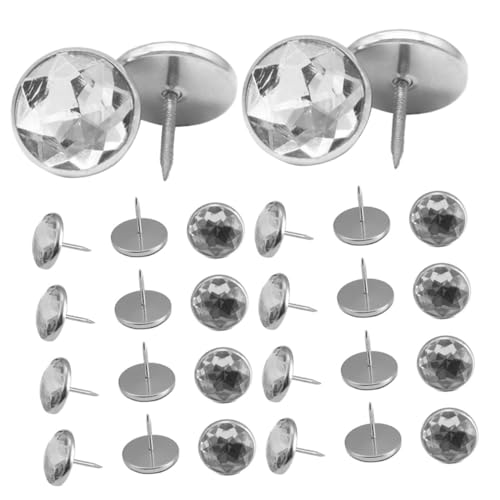 TOPBATHY 50 Stück Sofa Pins Kristall Strass Möbel Dekorative Nägel Weiß Rund Polsternägel Für Möbel Polsterung Wohnzimmer Dekoration TOPBATHY 50 Stück Sofa Pins Kristall Strass Möbel Dekorative Nägel Weiß Rund Polsternägel Für Möbel Polsterung Wohnzimmer Dekoration von TOPBATHY