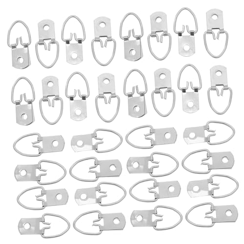 TOPBATHY 500 Stück Fotorahmen Hanging Ring Rahmenhänge -Hardware Hängende Kunstwerke Haken Befestigungsclips für Bilderrahmen Stahlrahmenbügel Bilderrahmenbügel Rostfreier Stahl Silber TOPBATHY 500 Stück Fotorahmen Hanging Ring Rahmenhänge -Hardware Hängende Kunstwerke Haken Befestigungsclips für Bilderrahmen Stahlrahmenbügel Bilderrahmenbügel Rostfreier Stahl Silber von TOPBATHY