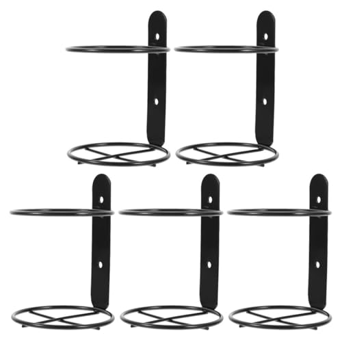 TOPBATHY 5Stücke Wandmontierter Flaschenhalter für Weinflaschen Stilvoller Organizer zur Optimalen Nutzung von Wandflächen und Bar von TOPBATHY