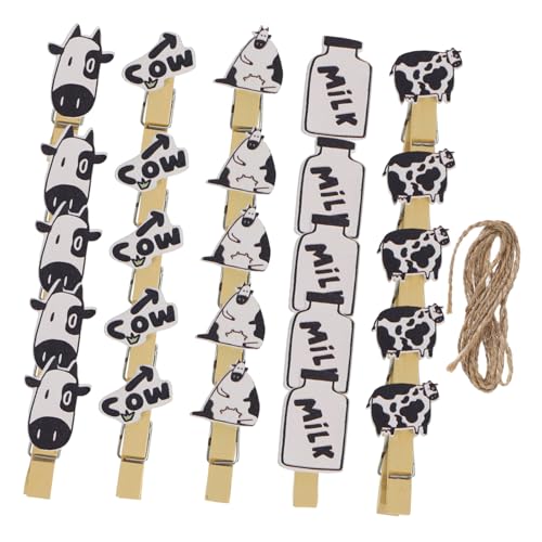 TOPBATHY 5packungen Kuh Form Holz Fotoclips DIY Bilderclips Mit Seil Für Memo-Ordner Nachrichtenclip Fotoklammer Dekorativ Für Karten Banner Basteln TOPBATHY 5packungen Kuh Form Holz Fotoclips DIY Bilderclips Mit Seil Für Memo-Ordner Nachrichtenclip Fotoklammer Dekorativ Für Karten Banner Basteln von TOPBATHY