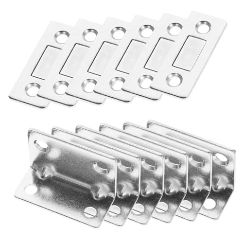 TOPBATHY 6 Satz Türstopper Magnetische Tür Türverschluss Fängt Fangen Magnetische Verriegelung Des Schranks Magnetischer Schrank Schrankmagnete Stark Silver Rostfreier Stahl TOPBATHY 6 Satz Türstopper Magnetische Tür Türverschluss Fängt Fangen Magnetische Verriegelung Des Schranks Magnetischer Schrank Schrankmagnete Stark Silver Rostfreier Stahl von TOPBATHY