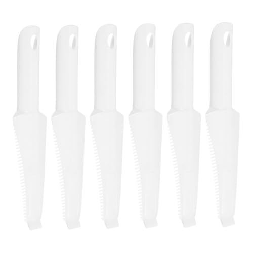 TOPBATHY 6 Stück Flachmopp Reinigungsschaber Freihändiger Mikrofaser Pad Reiniger Für Fliesen Holz Und Boden Effiziente Haar Und Schmutzentfernung Wiederverwendbar Einfach Zu Reinigen von TOPBATHY