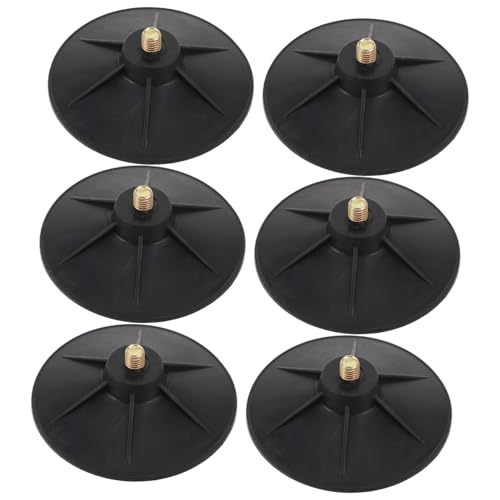 TOPBATHY 6 Stück Saugnapf Boxsack Basis mit Schrauben Stabile Stahlplatte Rutschfeste Heavy Bag Halterung für Boxtraining Einsetzbar Installieren für Home Gym von TOPBATHY