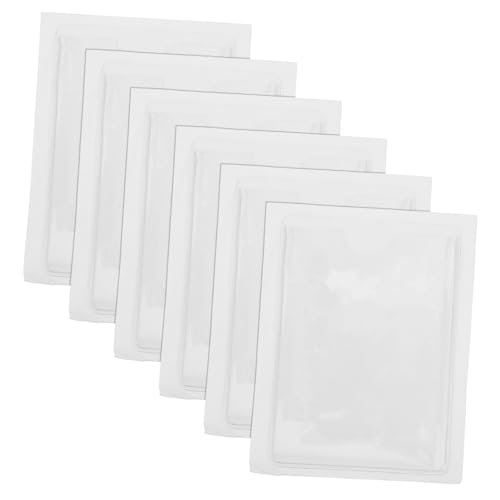 TOPBATHY 6Stücke Selbstklebender Kartenhalter Transparenter Taschenschutz Für Etiketten Preisschilder Platzsparendes Vertikales Design Langlebiges Material von TOPBATHY