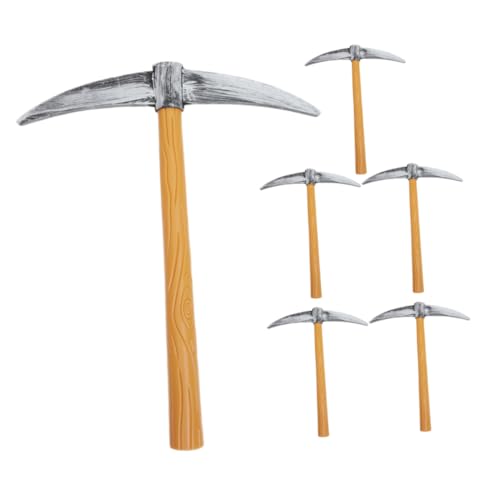 TOPBATHY 6st Spitzhacke Schaufel Elfenspaten-spielzeug Gefälschtes Spitzhackenmodell Gefälschte Spatenstütze Halloween Spitzhacke Requisite Schaumstoff-spitzhacke Gnom-spitzhacke Zwerg von TOPBATHY