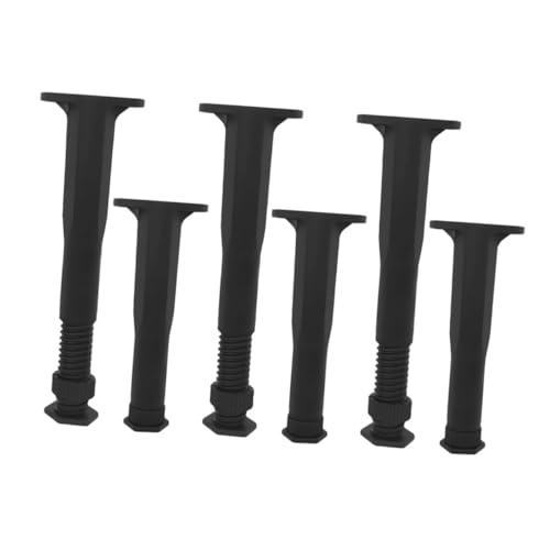 TOPBATHY Verstellbare Stützbeine Für Bettrahmen 6er-Pack T-förmige Stahlfüße Für Möbel Höhenverstellbare Beine Für Sofa Tisch Kommode von TOPBATHY