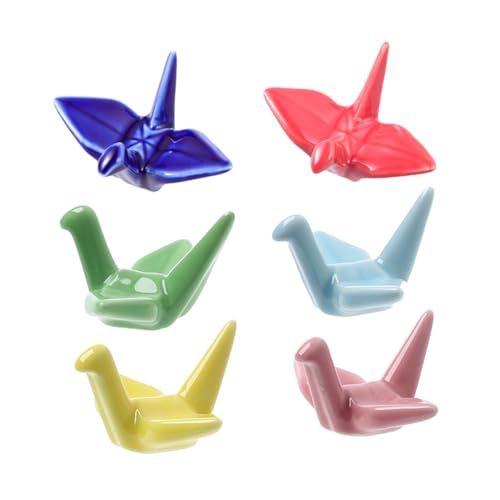 TOPBATHY 6stücke Teiliges Keramik Essstäbchen Ablagen Origami Halter Für Tischdekoration Und Praktische Nutzung Im Restaurant Und Zuhause TOPBATHY 6stücke Teiliges Keramik Essstäbchen Ablagen Origami Halter Für Tischdekoration Und Praktische Nutzung Im Restaurant Und Zuhause von TOPBATHY