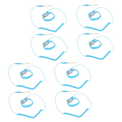 TOPBATHY 8 Stück Antistatische Handgelenkbänder Einstellbare Esd Armbänder mit Clip und Kabel für Elektronikreparatur und Laboreinsatz TOPBATHY 8 Stück Antistatische Handgelenkbänder Einstellbare Esd Armbänder mit Clip und Kabel für Elektronikreparatur und Laboreinsatz von TOPBATHY